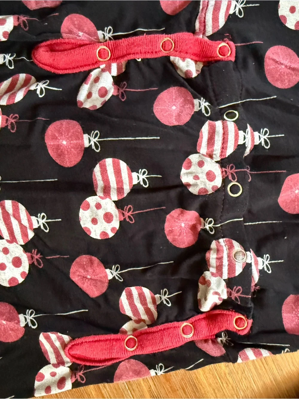 KicKee Pants 18-24M Christmas Ornament Footless Zip Pajamas